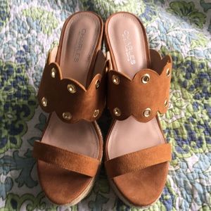 Charles David suede Wedges